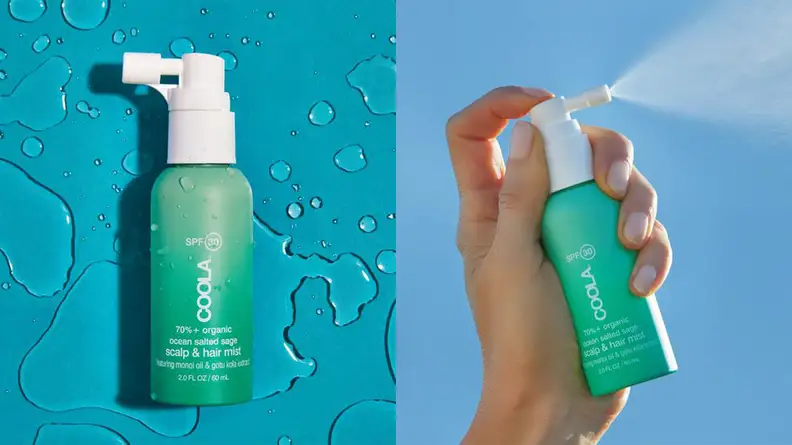 The Coola Scalp & Hair Mist Organic Sunscreen.