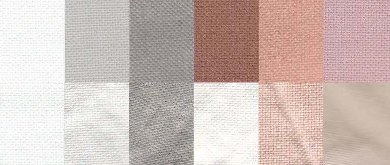 An example of a before and after stain strip wash. rom left to right: control, sweat, dirt, blood, cocoa, and red wine