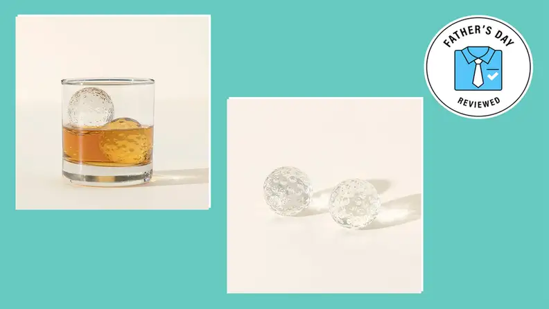 Best Father's Day gifts for dads who golf: Golf Ball Whiskey Chillers