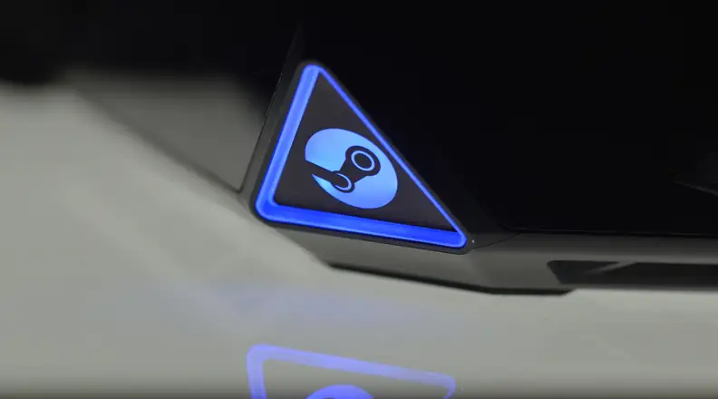 The only design difference between the Alienware Alpha and the Steam Machine is this logo.