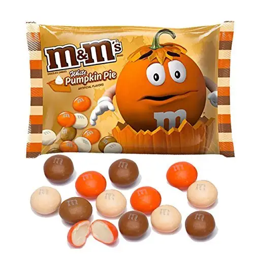 M&Ms pumpkin pie candies