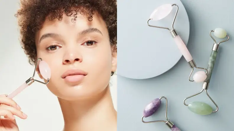 Skin Gym Rose Quartz Face Roller