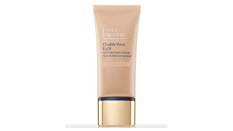 A bottle of Estée Lauder Double Wear Light Soft Matte Hydra Foundation.