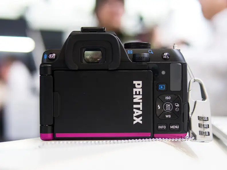 The K-S2's prominent Pentax branding is a big change of tack following the K-3.