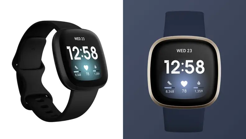 Close up of Fitbit Versa 3.