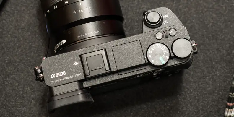 Sony A6500 Entire Top