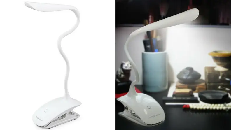 Clip lamp available on Amazon