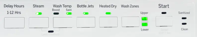 The cycle set may be slim, but you get plenty of useful features—rare for a dishwasher this affordable.