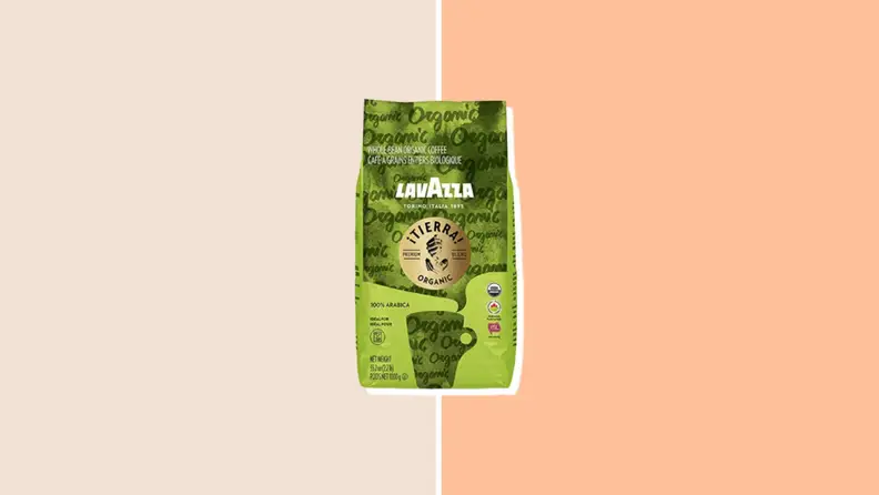 A package of Lavazza coffee.