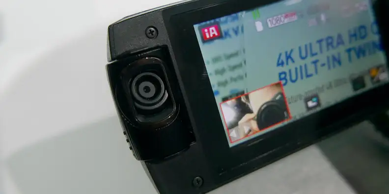 The twin camera concept debuted last year, but it's been refined this year to be more flexible.