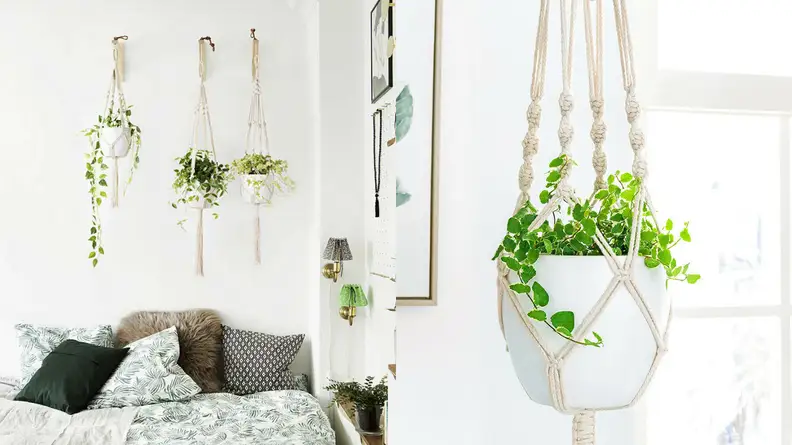 Macrame planter