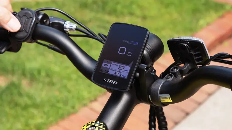 Aventon 2 e-bike control panel