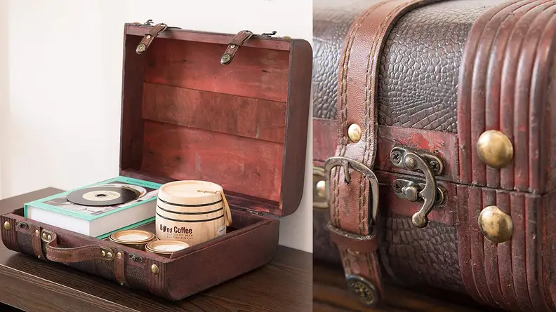 Vintiquewise Decorative Suitcase
