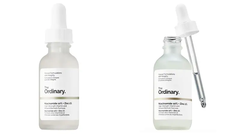 The Ordinary Niacinamide 10% + Zinc 1%.