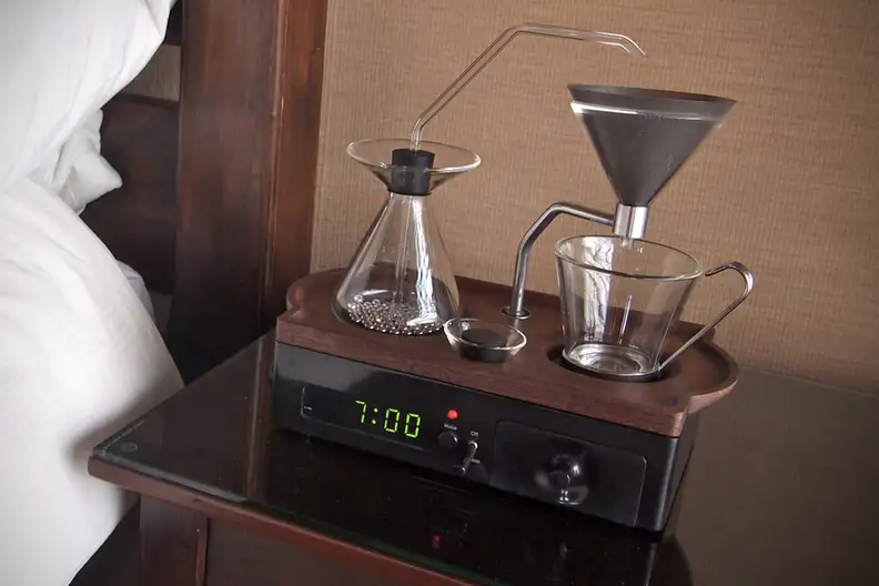 The Barisieur coffee-making alarm clock