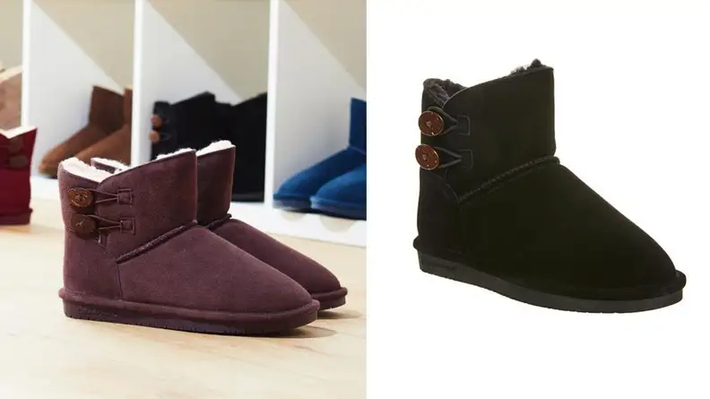 Bearpaw button boots