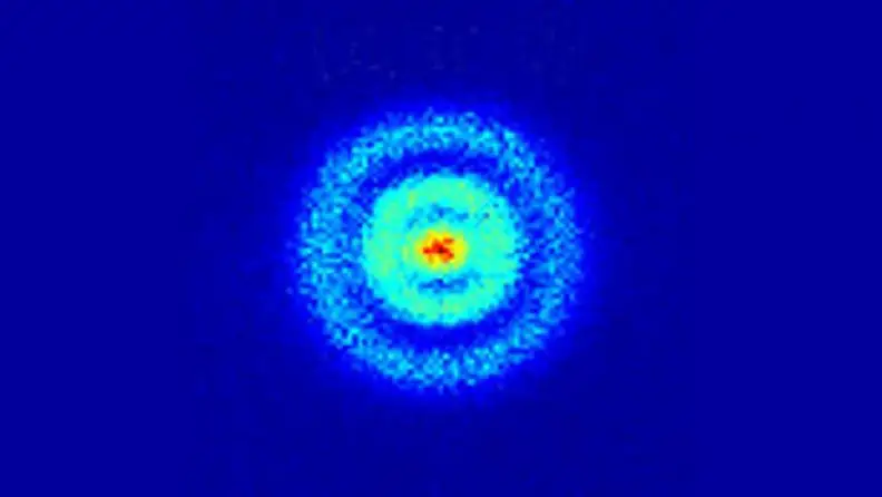 The wave function of a hydrogen atom