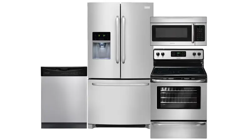 Amazon sells these Frigidaire appliances as a package