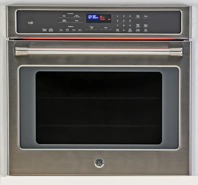 The GE Cafe CT9050SHSS 30-inch electric wall oven.