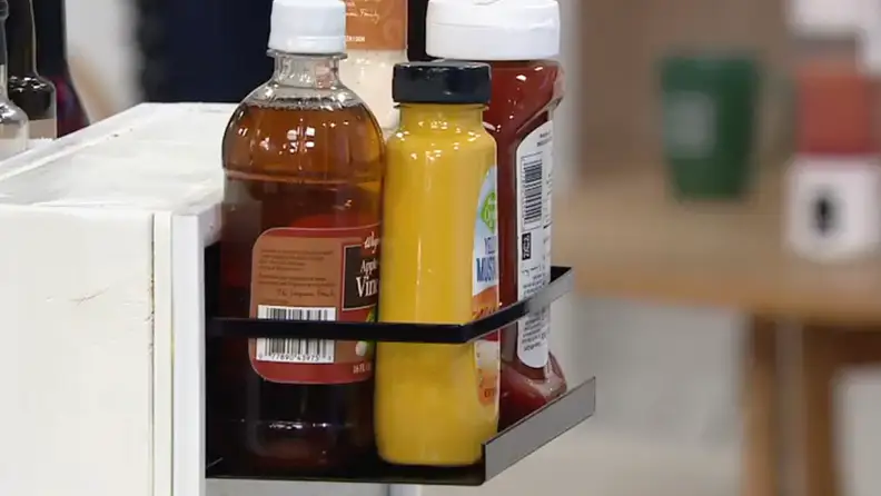 These magnetic shelves are one of the best QVC products for home organization.
