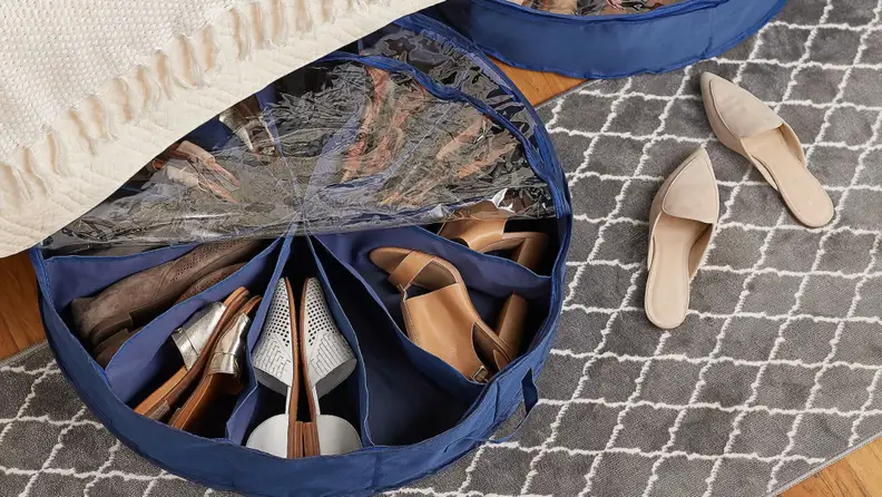 This shoes organizer one of the best QVC products for home organization.