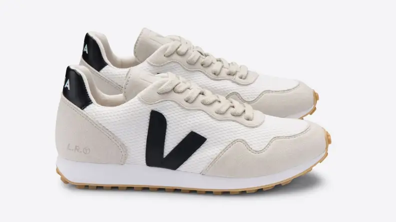 Cream sneakers