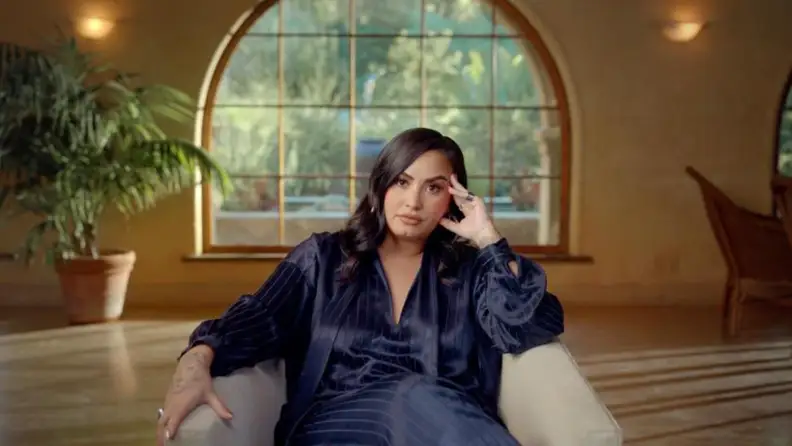 Demi Lovato, as seen in "Dancing with the Devil," one of the best celebrity documentaries streaming now.
