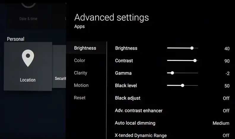 Sony XBR-65X930C software