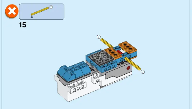 Assembly directions for the LEGO BOOST kit are in the app itself