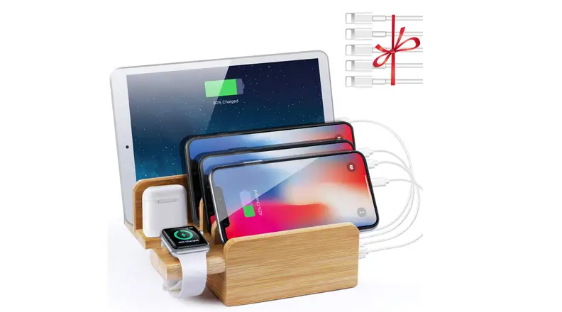 Nexgadget Bamboo Charging Station