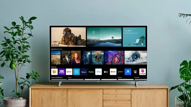 TV showing streaming platform