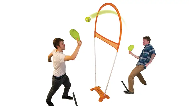 Tower Tennis game with two players.