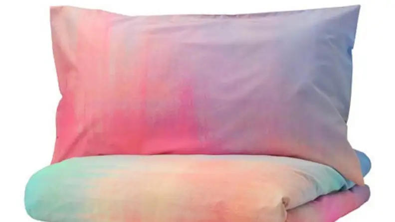 A Pipstakra duvet cover and pillowcase from Ikea