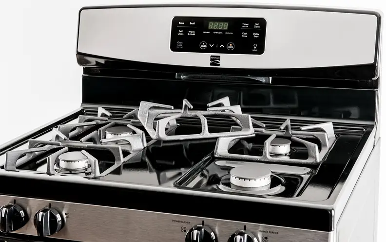 Kenmore 74033 Cooktop with grates removed