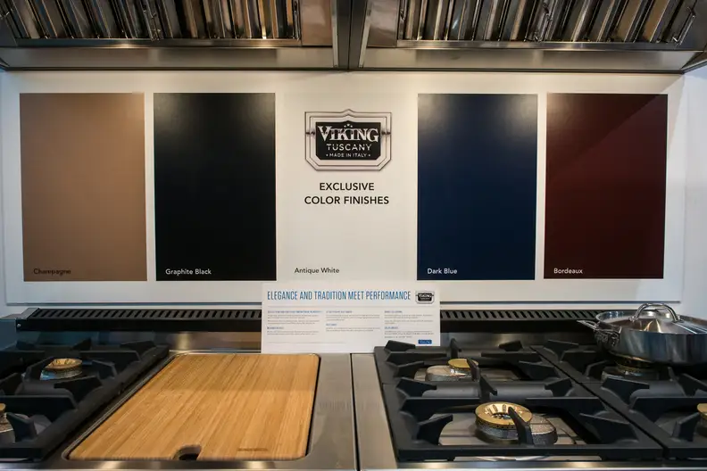 The Tuscany range comes in your choice of six colors.