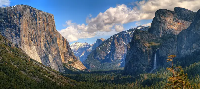 Despite the presence of more than 20 waterfalls in the park, Bridalveil Falls is the most commonly photographed. [Image credit: Flickr user "johncolby" (CC BY-NC-ND 2.0)]