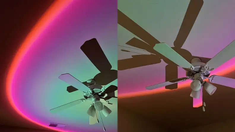 Sunset Lamp Projection