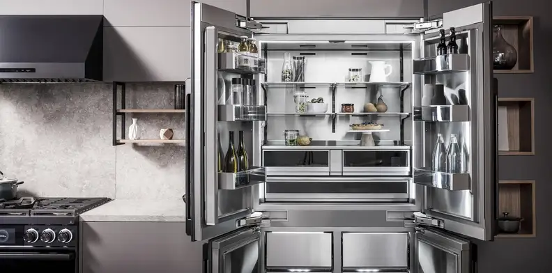 A luxury Dacor DRF427500AP refrigerator