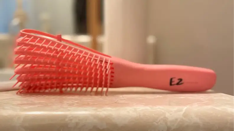 A photo of the EZ Detangler Brush.