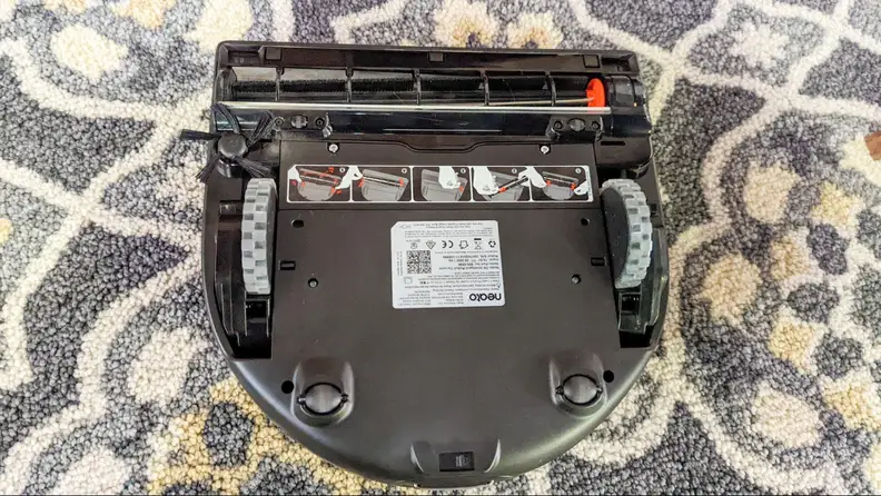 The underside of the Neato N8.