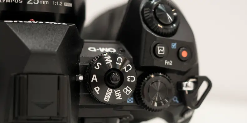 Olympus OM-D E-M1 Mark II Mode Dial Top Controls