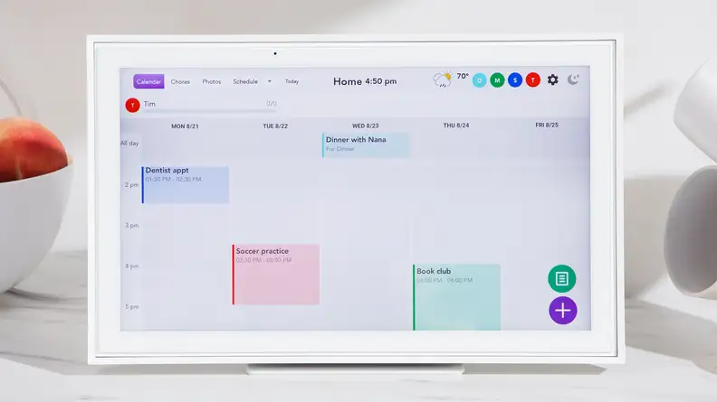 Close-up of the Skylight Calendar