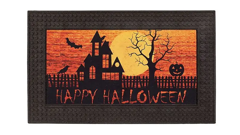 Scary Sunset 18" x 30" Halloween LED Door Mat