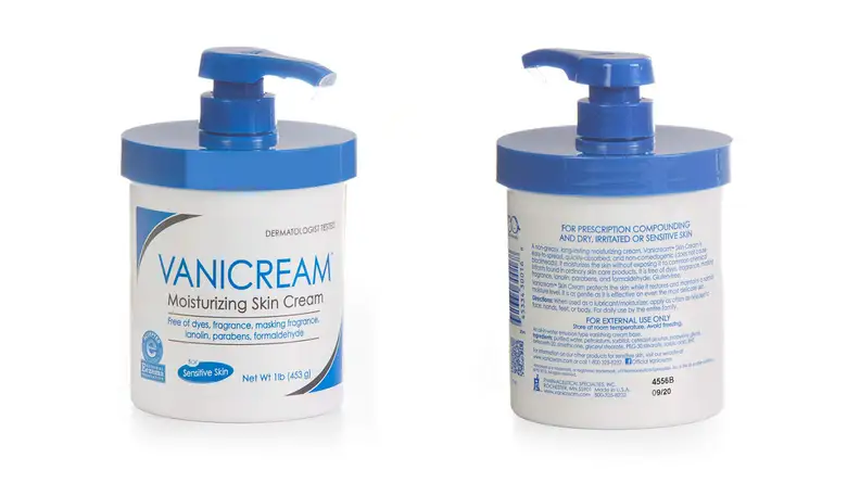 A photo of the Vanicream Moisturizing Cream.