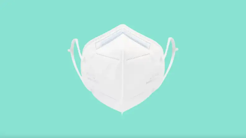 White WellBefore disposable face mask.
