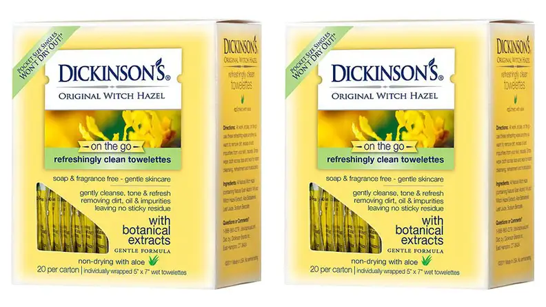 Dickinson's Witch Hazel Towelettes