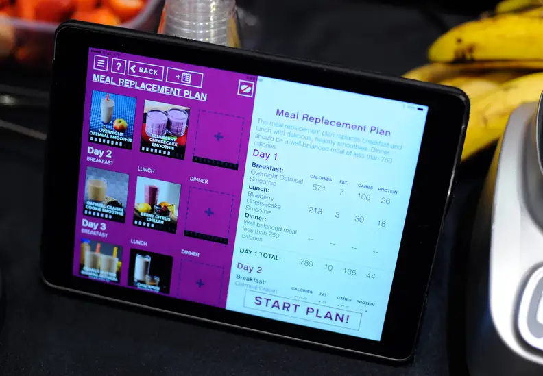 Perfect Blend tablet on tablet