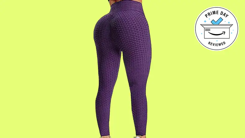 Purple tights.