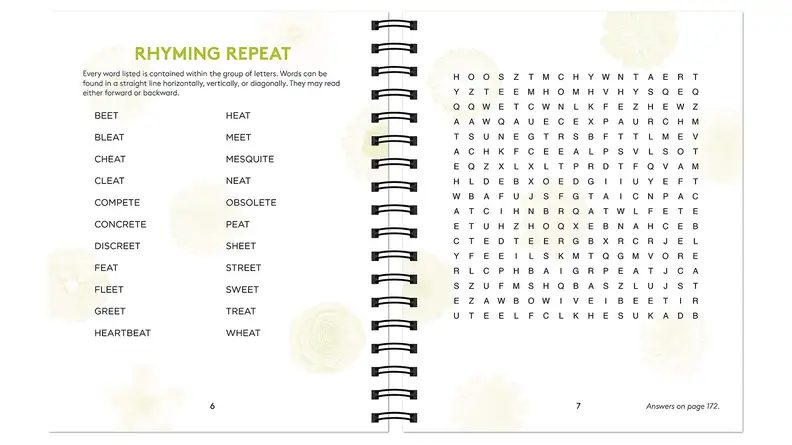 A photo of the Brain Games: Everyday Mindfulness Word Search book.
