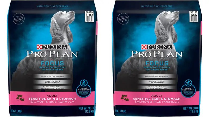 Purina Pro Plan Focus Adult Sensitive Skin & Stomach Salmon & Rice Formula Dry Dog Food